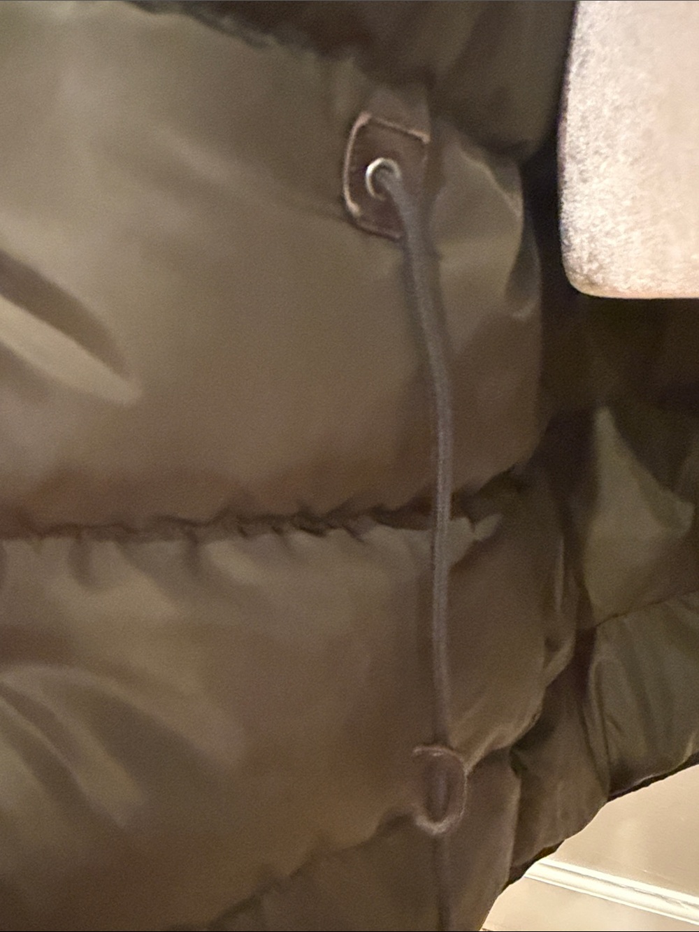 J. Crew Men's Military-Style Parka in Charcoal with Faux-Fur Trim - Picture 10 of 15